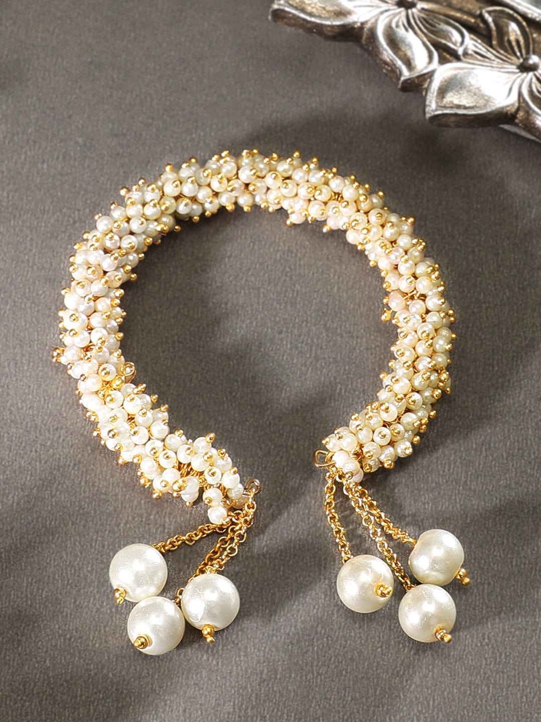 Celestial Pearl Bracelet Collection Gold