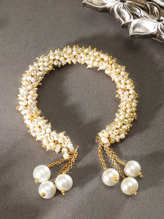 Celestial Pearl Bracelet Collection Gold