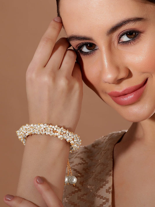 Celestial Pearl Bracelet Collection Gold