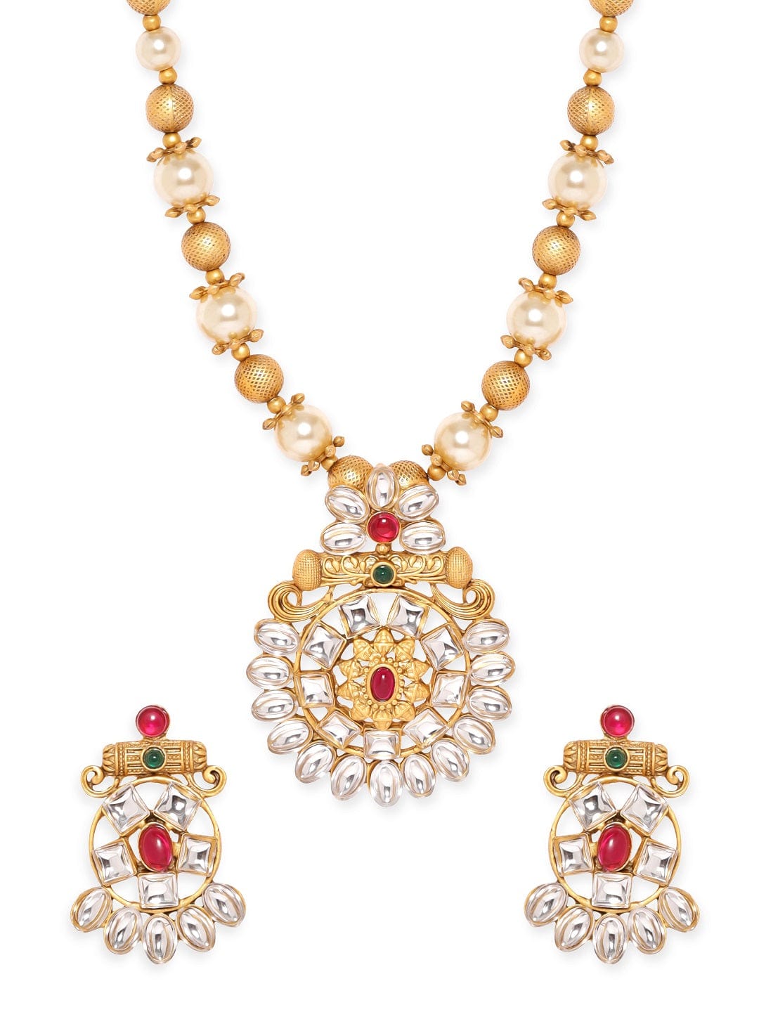 Vintage Tales of Tradition Necklace Set Gold