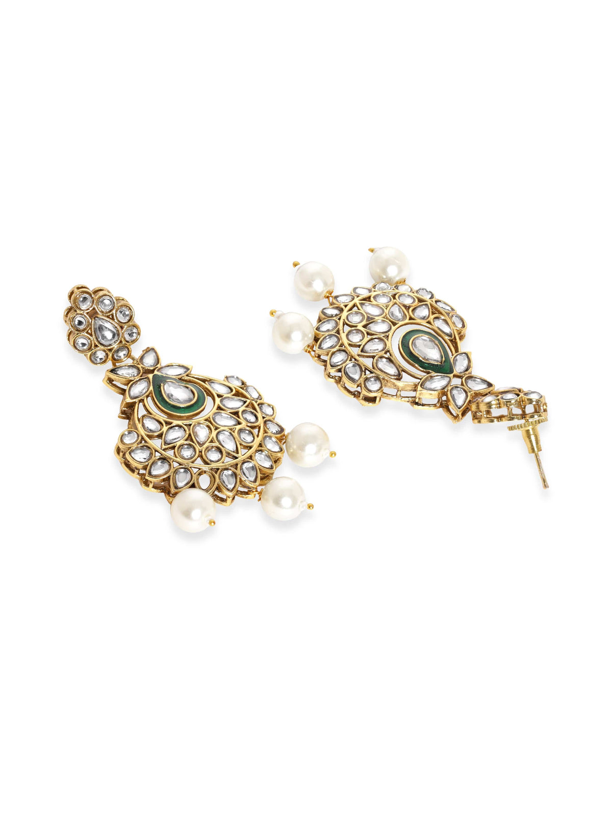 Kundan Festive Glow Necklace Set Gold