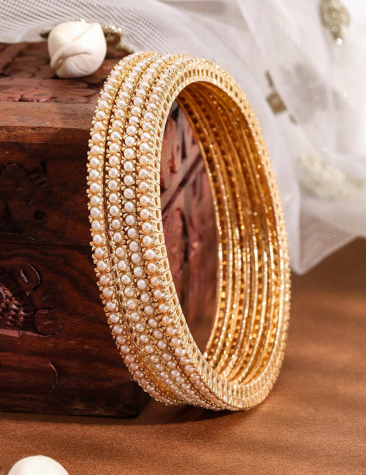 Minimal Whisper Pearl Bangles 2.4 - Small