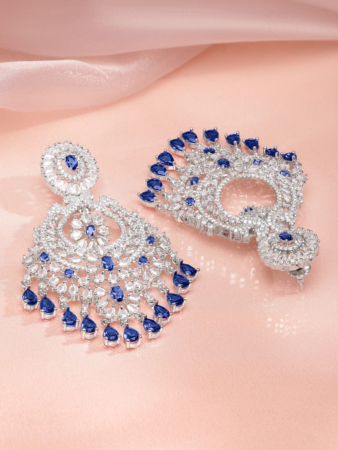 Royal Blue Sapphire Starlight Chandelier Earrings フリーサイズ