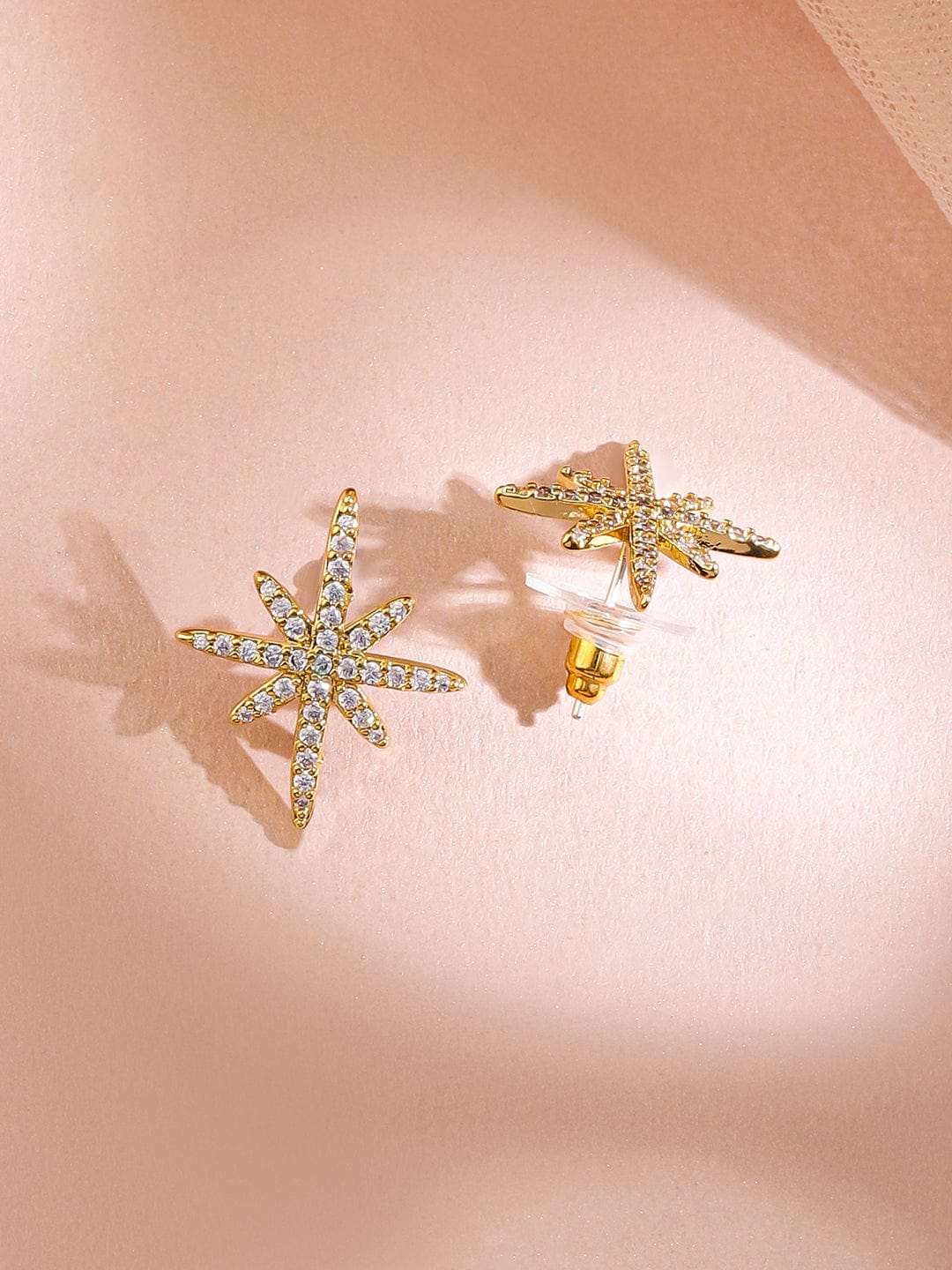 American Diamond Zirconia Star Studded Pendant フリーサイズ