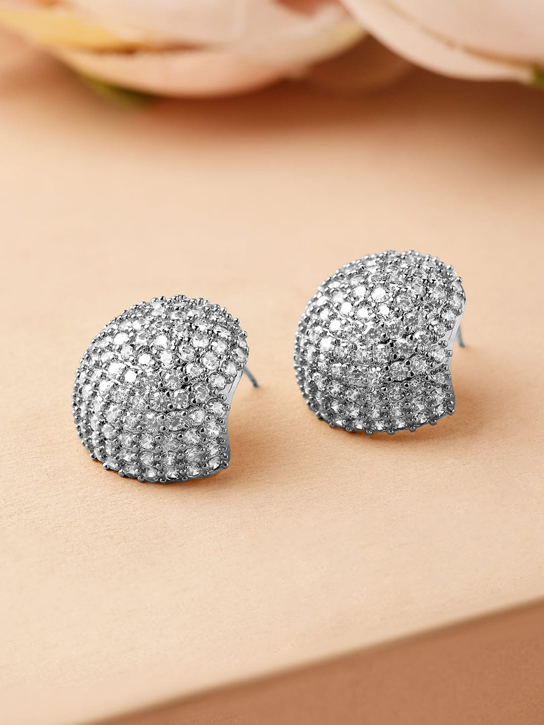 Glimmer Beneath the Dome Studs Silver