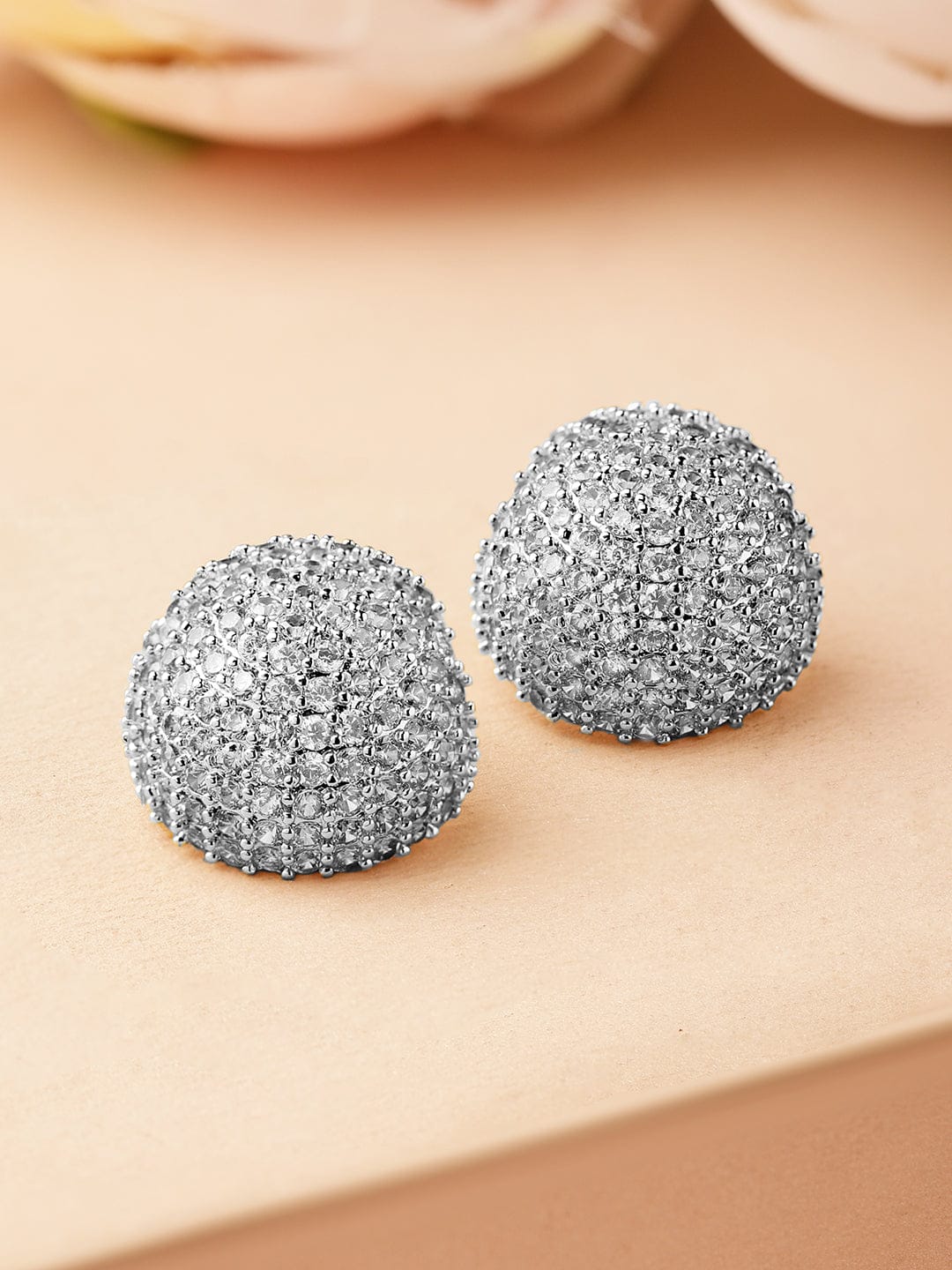 Glimmer Beneath the Dome Studs Silver
