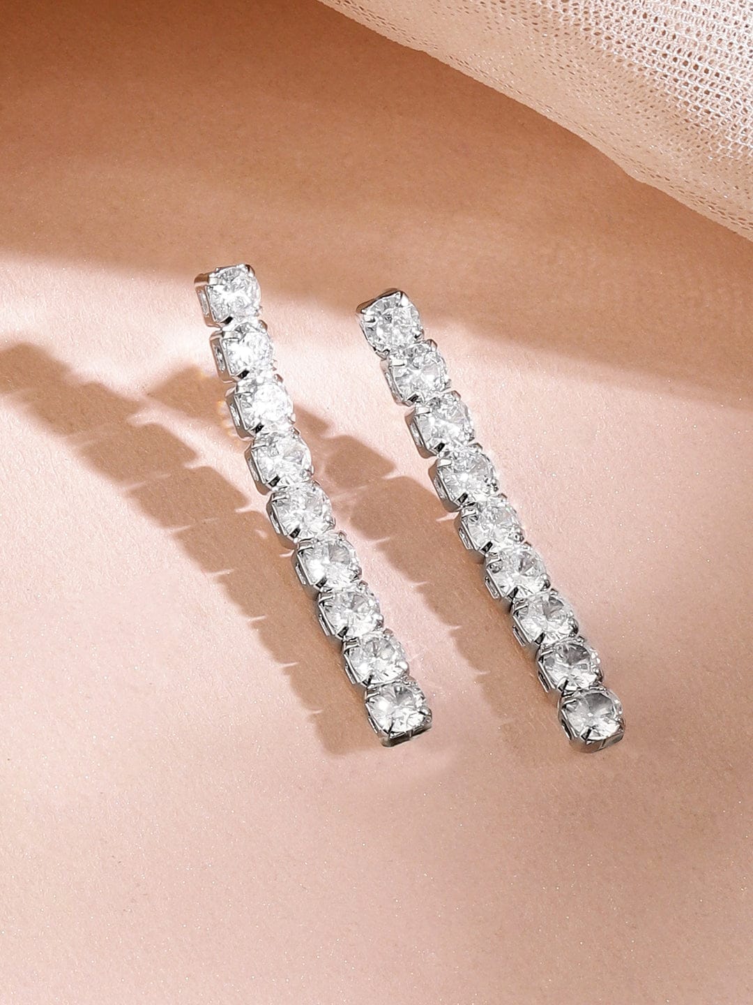 Studded White Necklace Set フリーサイズ