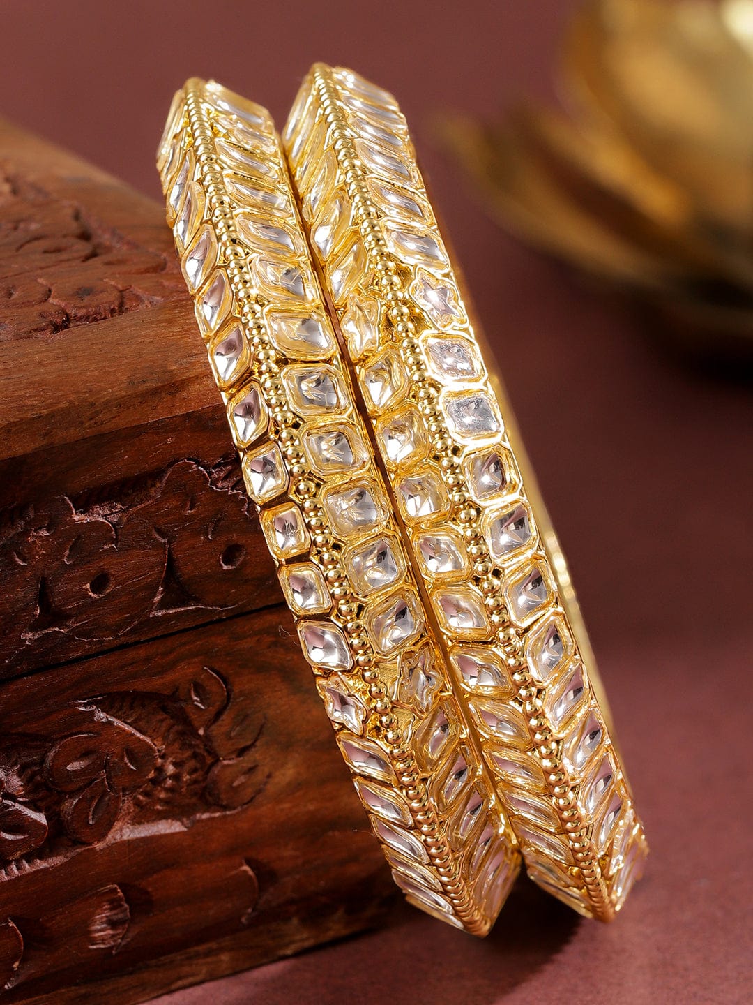 Royal Muse Kundan Bangles 2.4 - Small