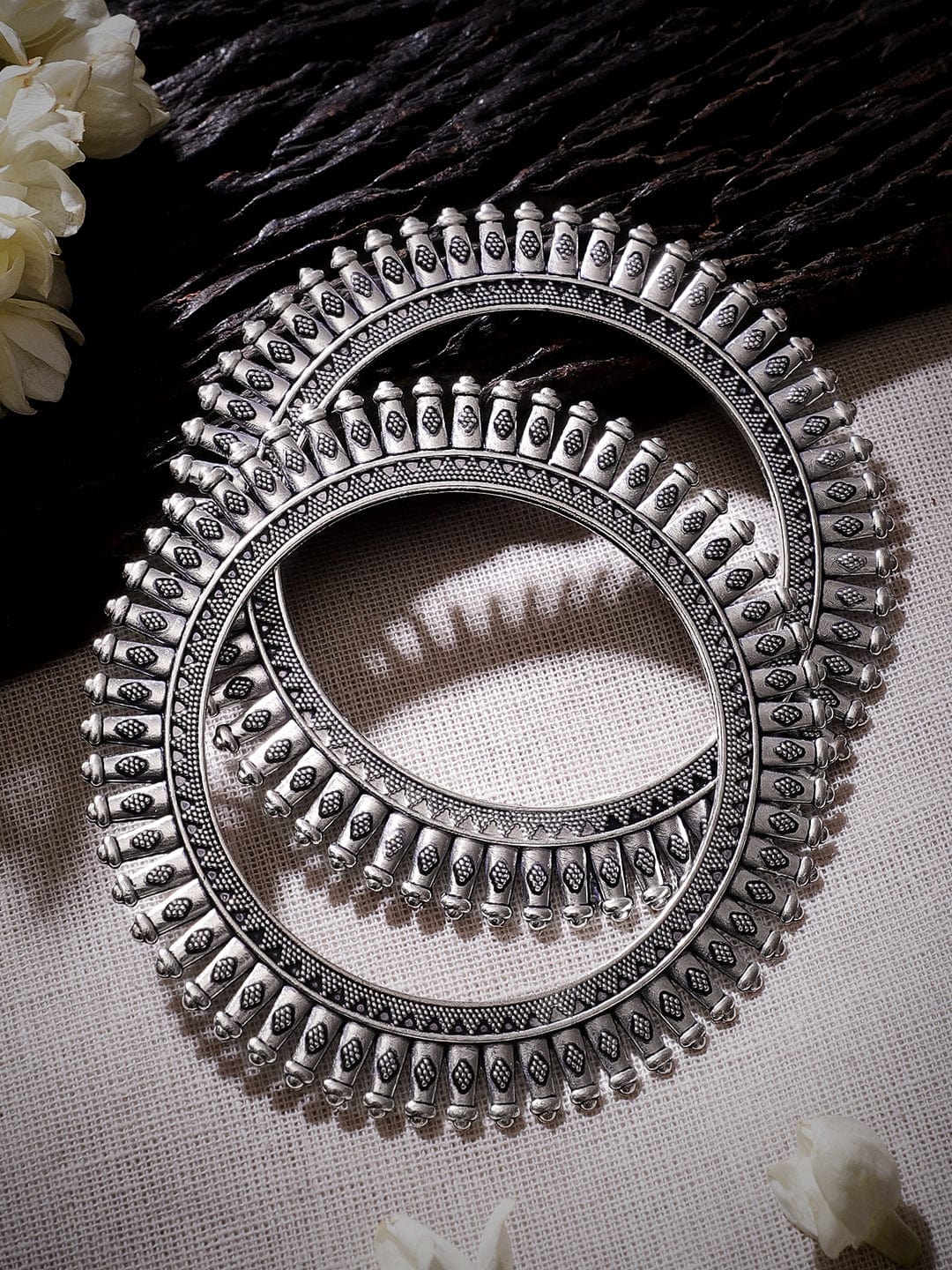 Pair of Oxidised Bangles 2.4 - Small