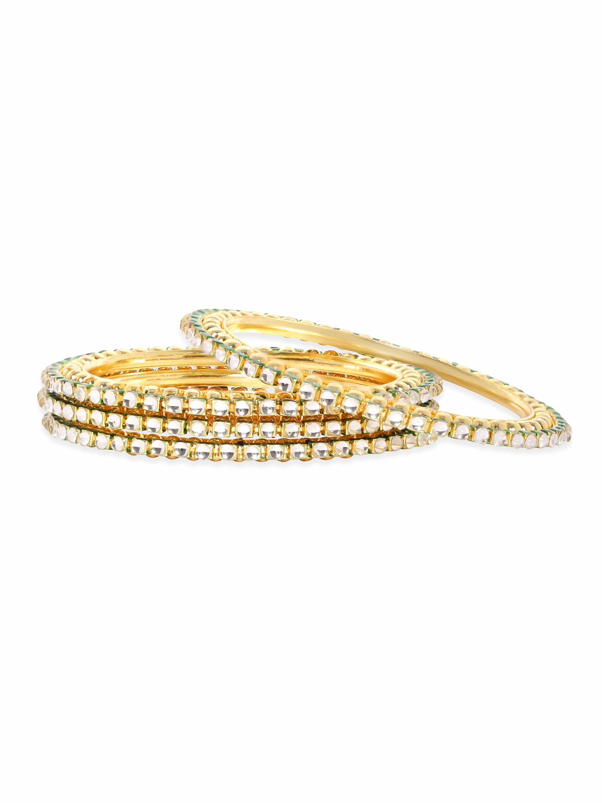 Minimal Tales of Kundan Bangles 2.4 - Small