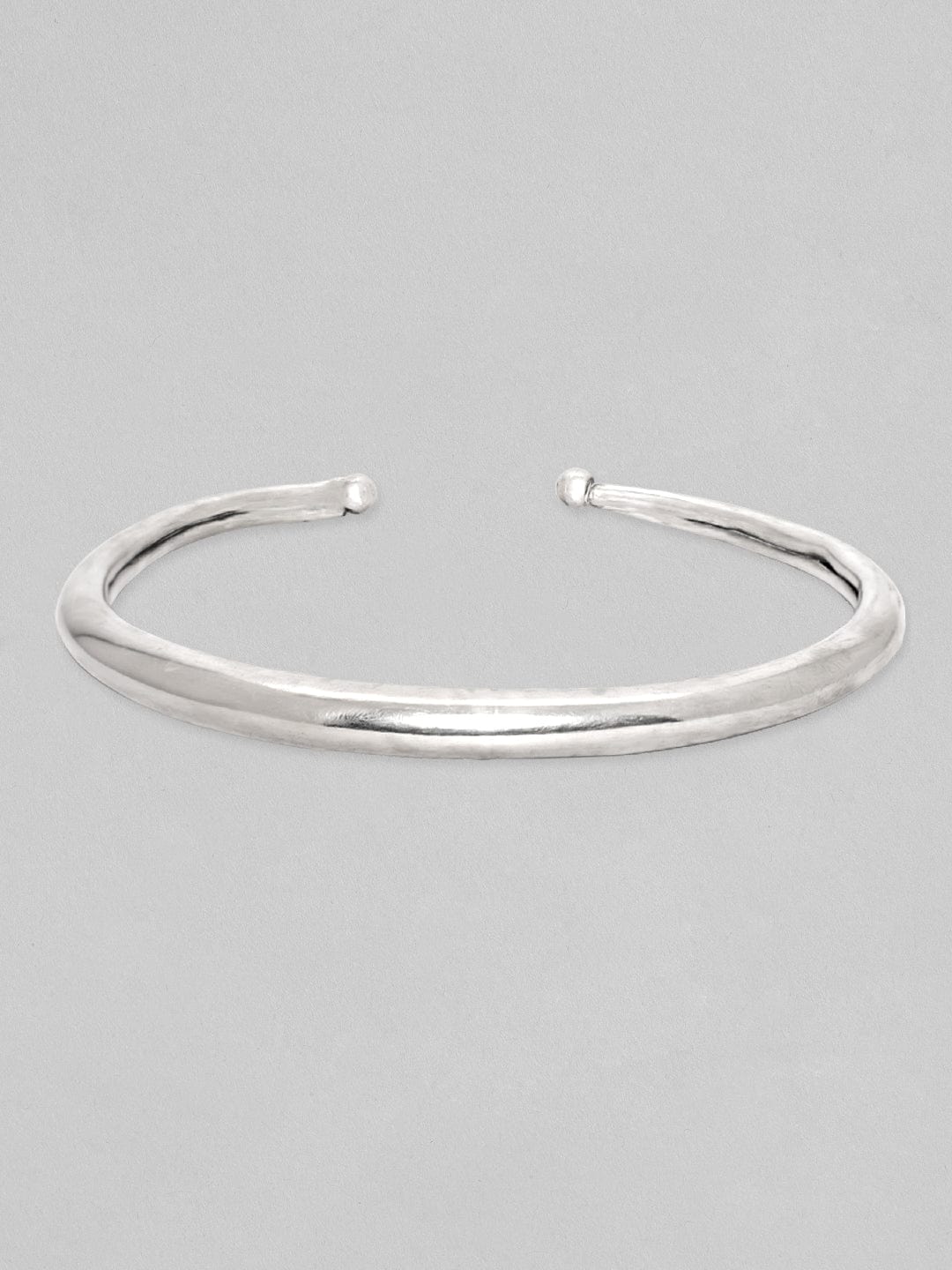 Enchanting Bold Simplicity Oxidised Choker Silver