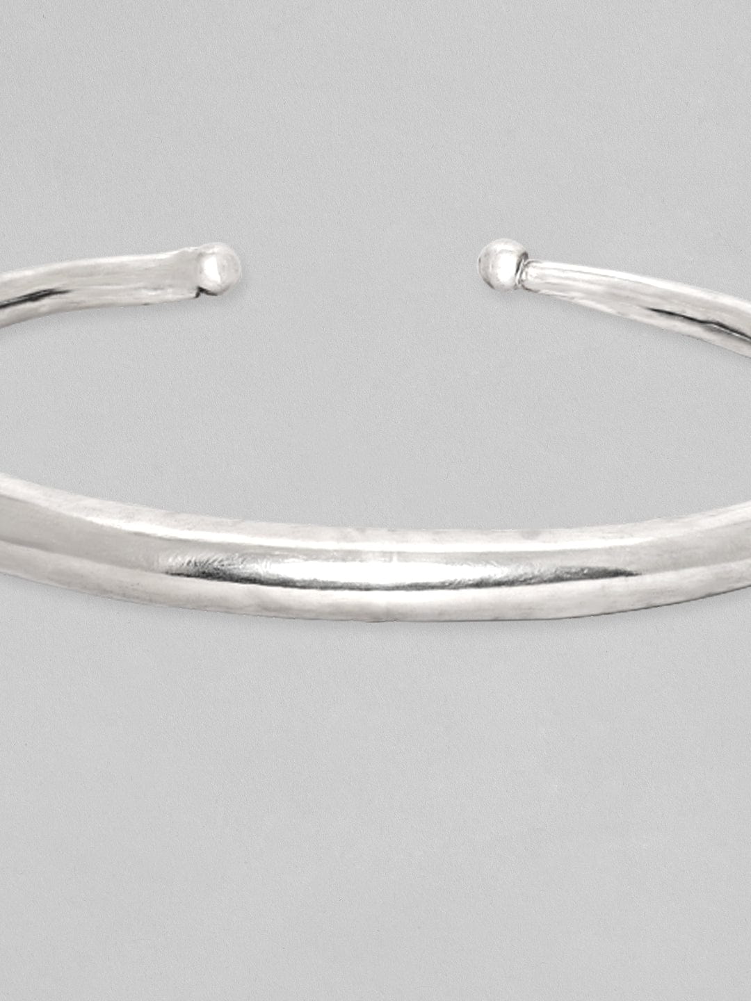 Enchanting Bold Simplicity Oxidised Choker Silver