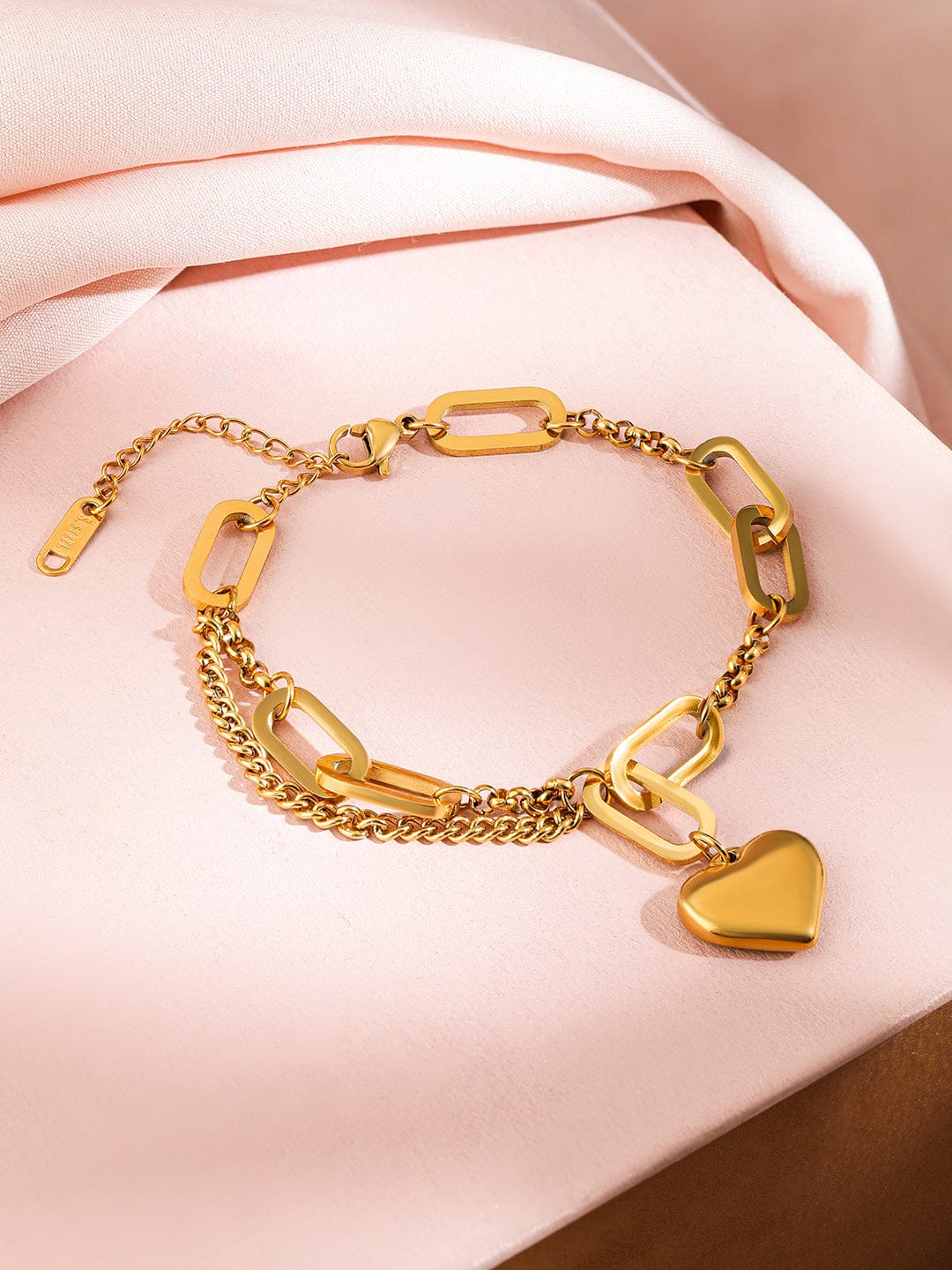 Everlove Gold Heart Bracelet Gold