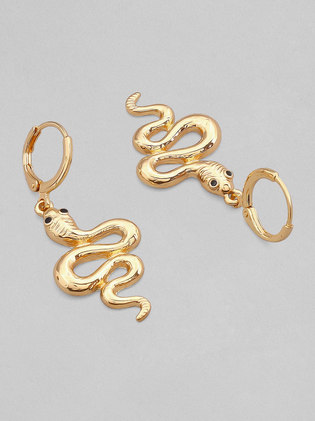 【Rubans】 Voguish Set of 2 Gold Toned Classic Earrings｜ヴォーギッシュ ゴールドトーン クラシック イヤリング 2組セット