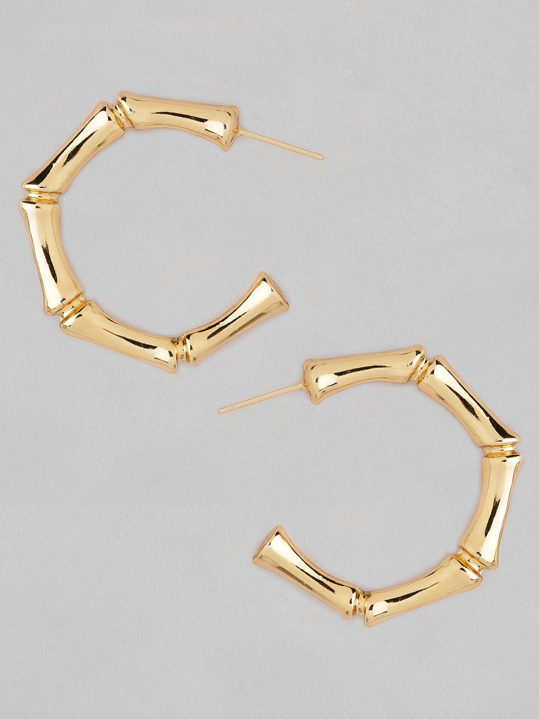 【Rubans】 Voguish Set of 2 Gold Toned Classic Earrings｜ヴォーギッシュ ゴールドトーン クラシック イヤリング 2組セット