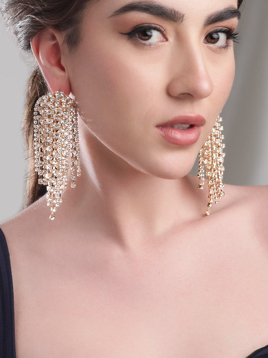 Waterfall Party Danglers Gold