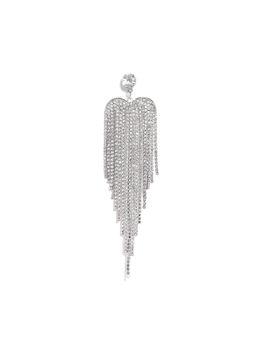 【Rubans】 Lustrous Flow Multistrand American Diamond Zirconia Earrings｜ラストラスフロー マルチストランド アメリカンダイヤモンド ジルコニア イヤリング