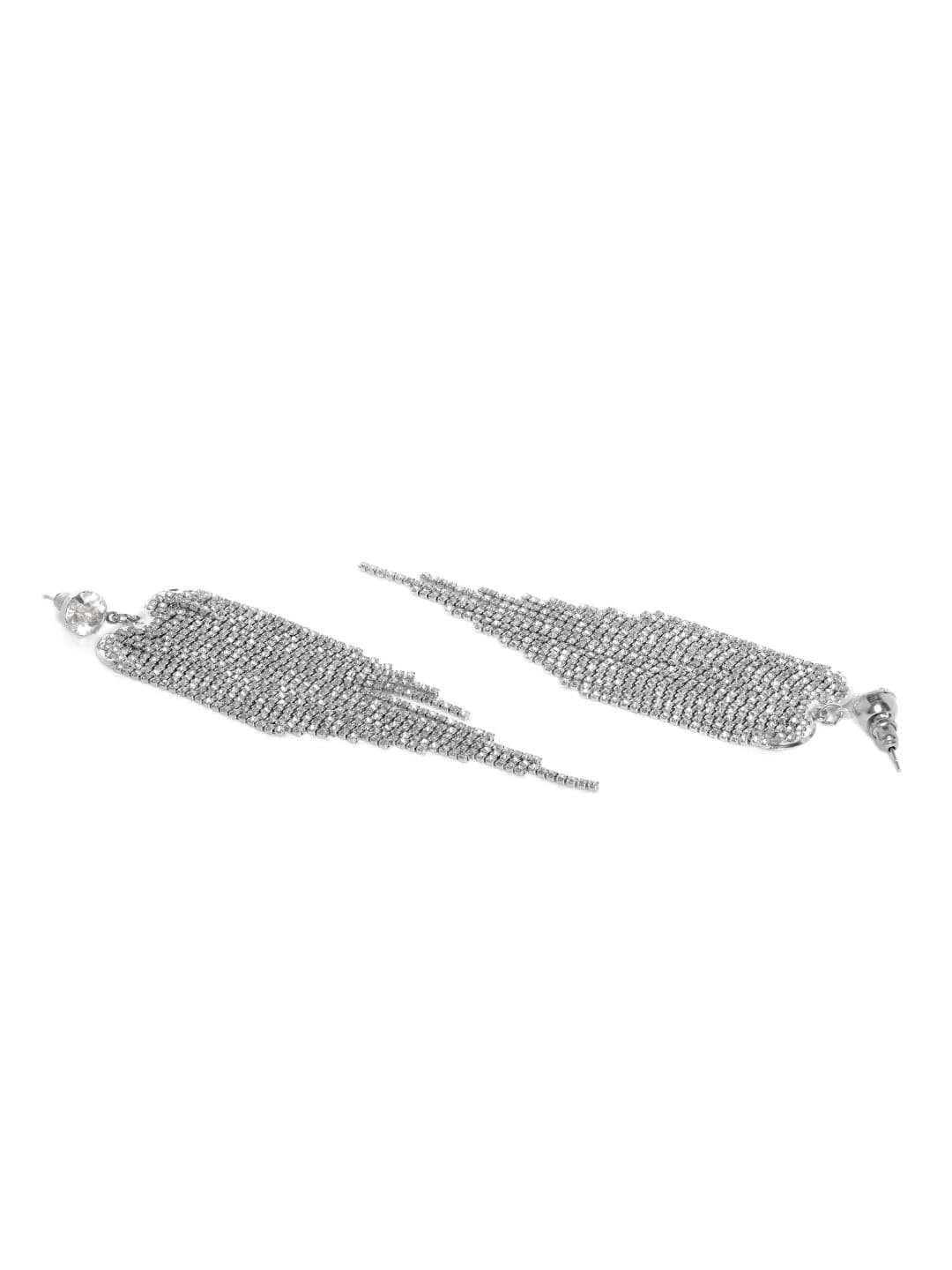 【Rubans】 Lustrous Flow Multistrand American Diamond Zirconia Earrings｜ラストラスフロー マルチストランド アメリカンダイヤモンド ジルコニア イヤリング