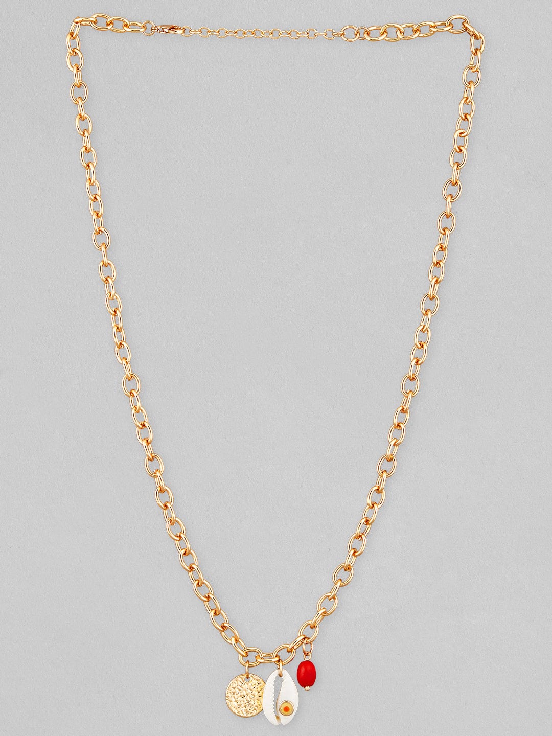 【Rubans】 Voguish Gold-Toned Multicolour Beaded Layered Necklace Set of 3｜ヴォーギッシュ ゴールドトーン マルチカラービーズ レイヤードネックレス 3本セット