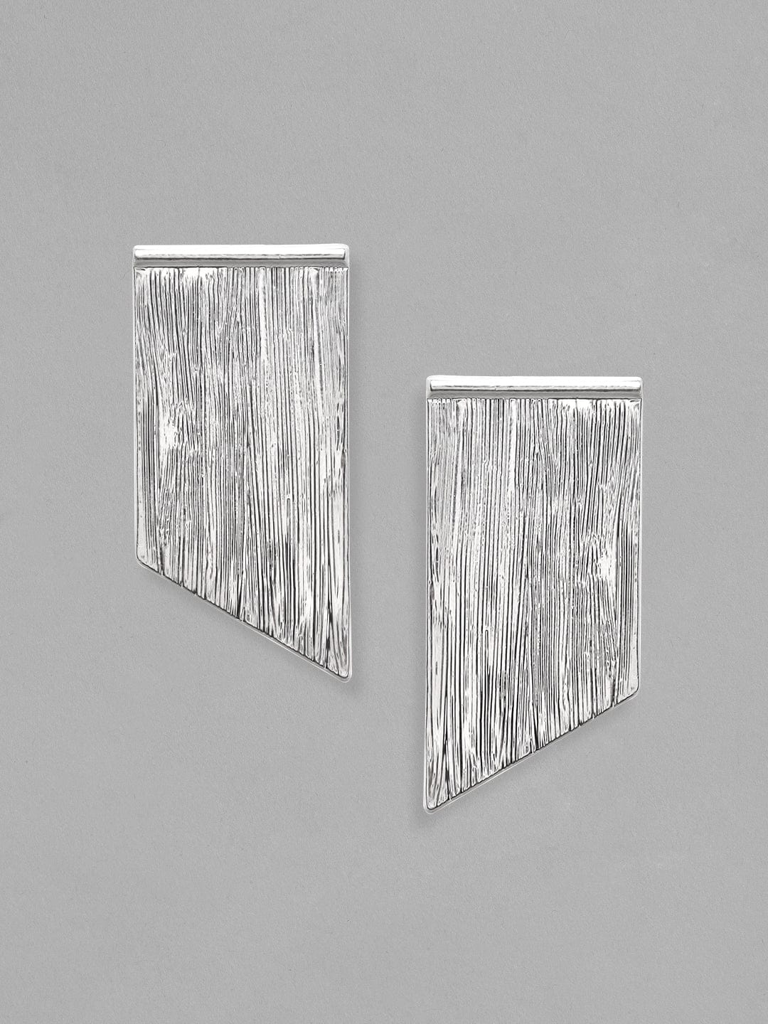 【Rubans】 Voguish Rhodium Plated Tassel Earrings｜ヴォーギッシュ ロジウムメッキ タッセル イヤリング