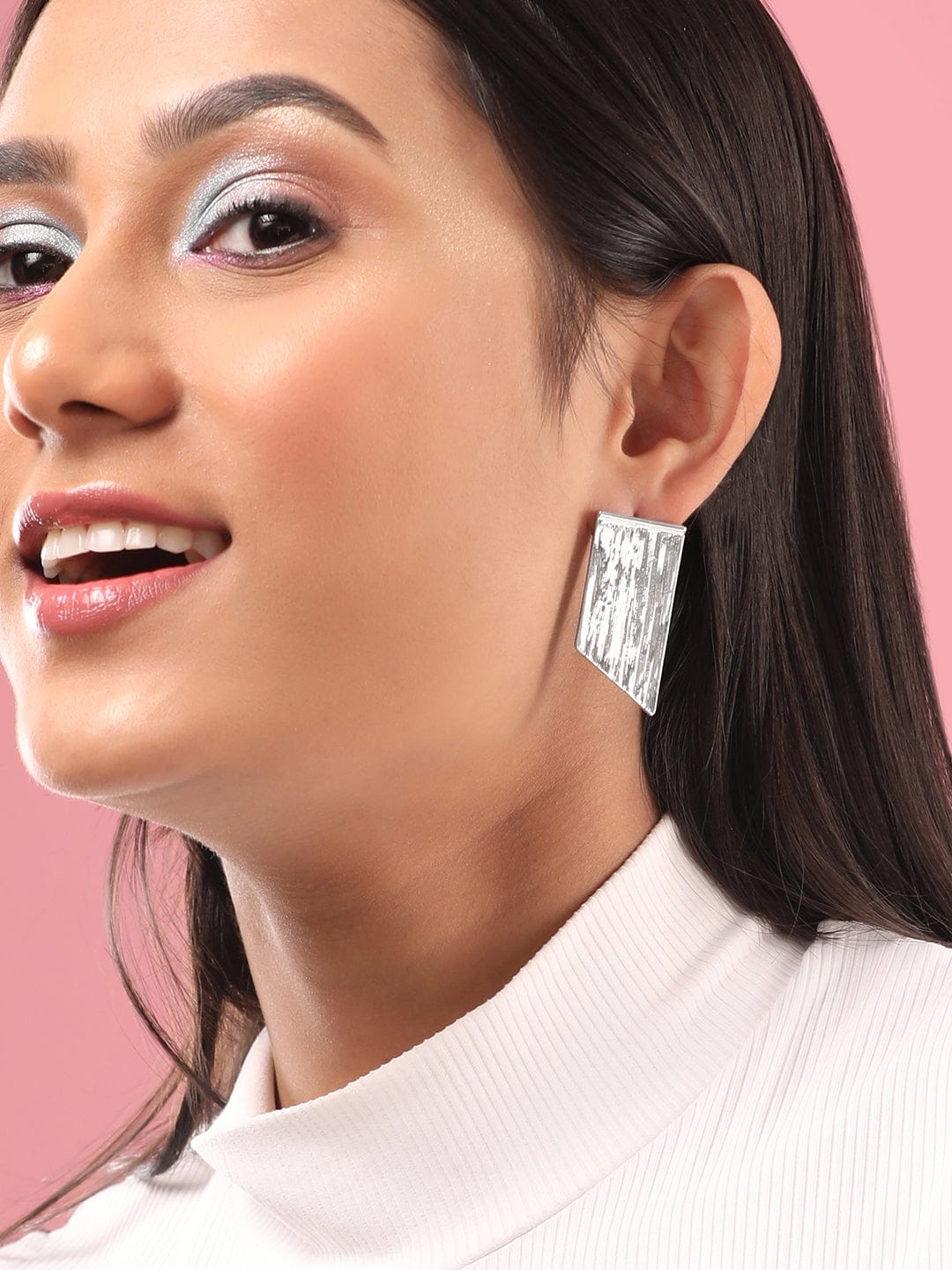【Rubans】 Voguish Rhodium Plated Tassel Earrings｜ヴォーギッシュ ロジウムメッキ タッセル イヤリング