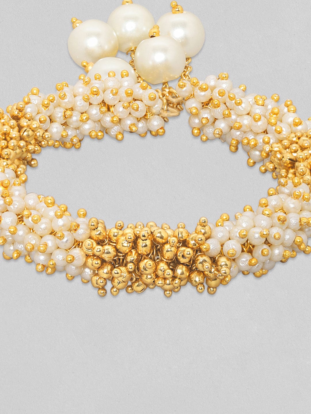 Rubans Women Gold-Plated Kada Bracelet Gold
