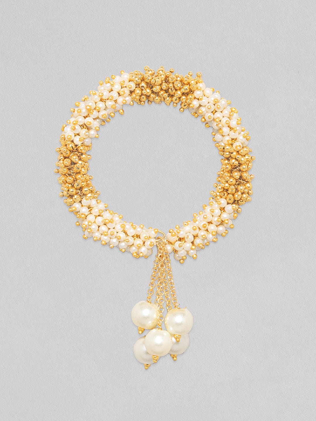 Rubans Women Gold-Plated Kada Bracelet Gold