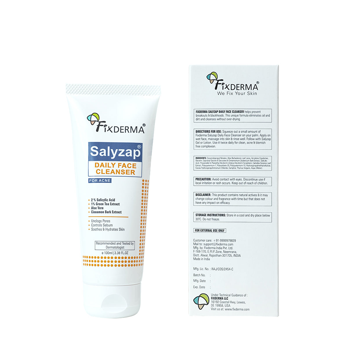 Salyzap Daily Face Cleanser 100ml
