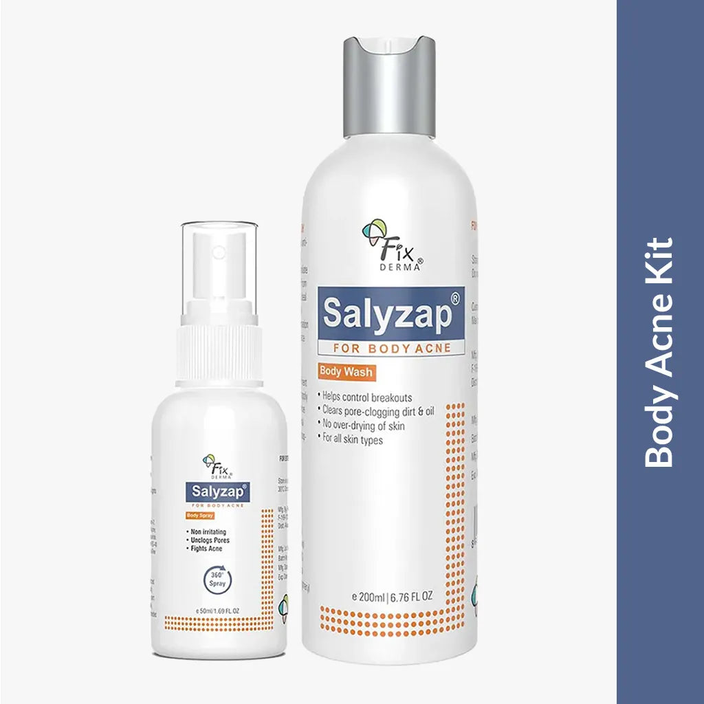 Body Acne Kit - Salicylic Acid + Tea Tree Oil Treatment For Body Acne