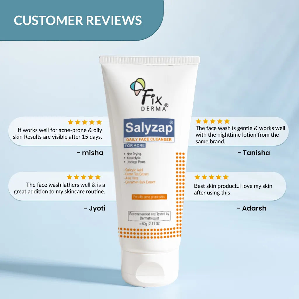 Salyzap Daily Face Cleanser 60g Pack of 2 60gx2