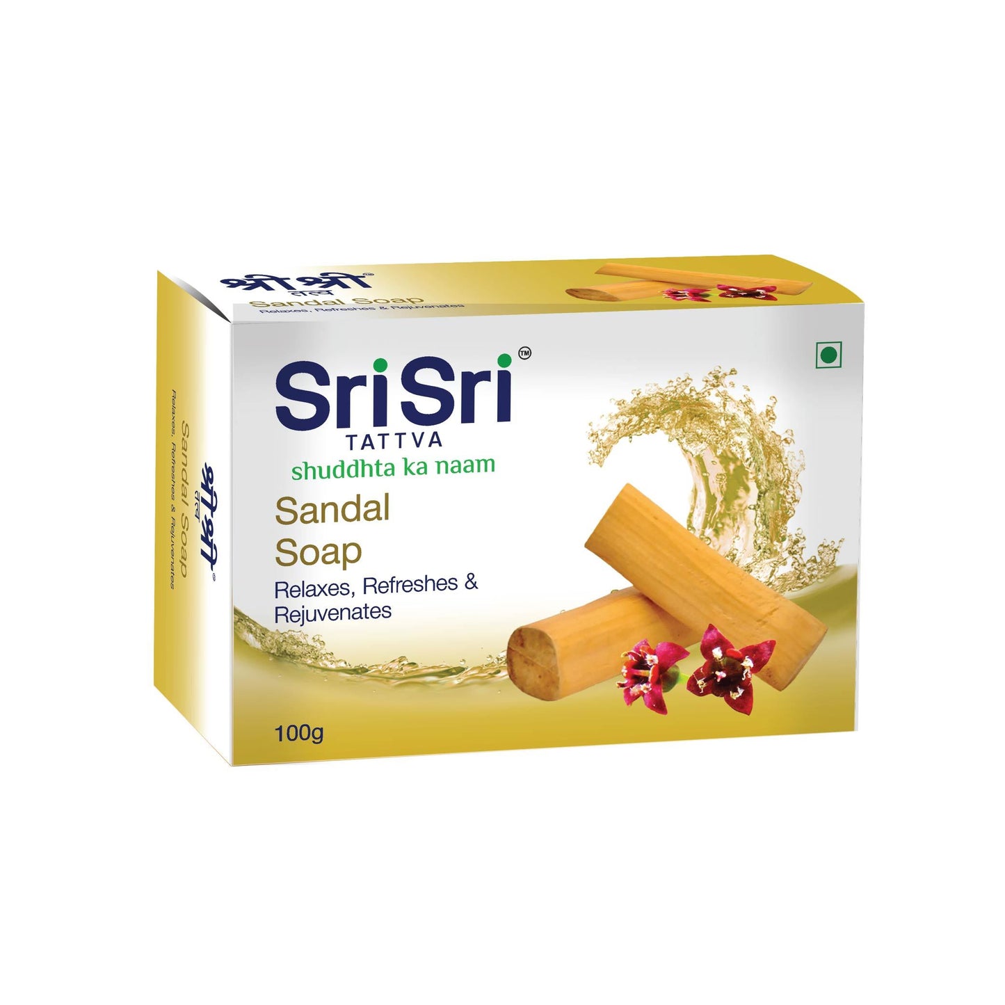 Sandal Soap - Relaxes, Refreshes & Rejuvenates, 100 g 100g