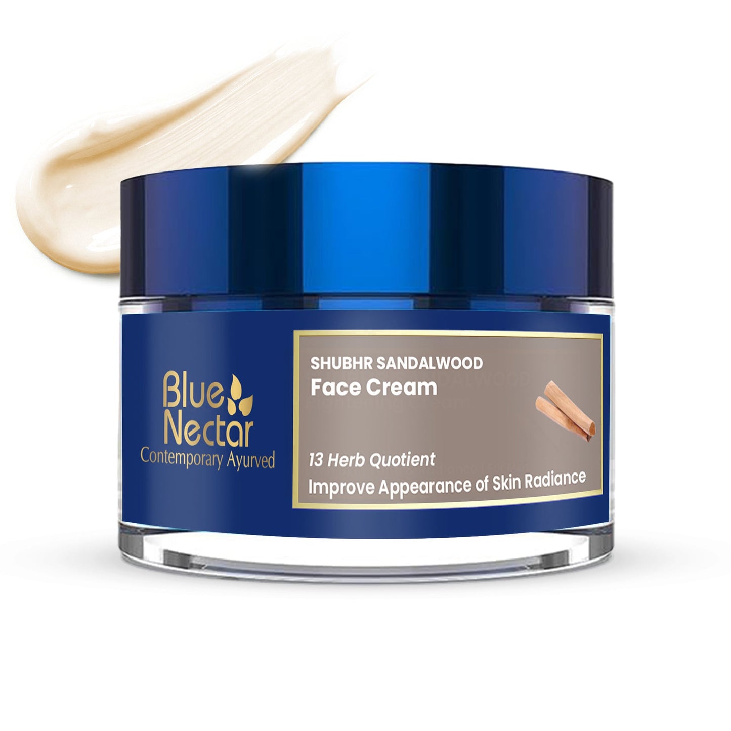 Shubhr Sandalwood Skin Rightening Cream for Women (13 Herbs, 50g) 50g
