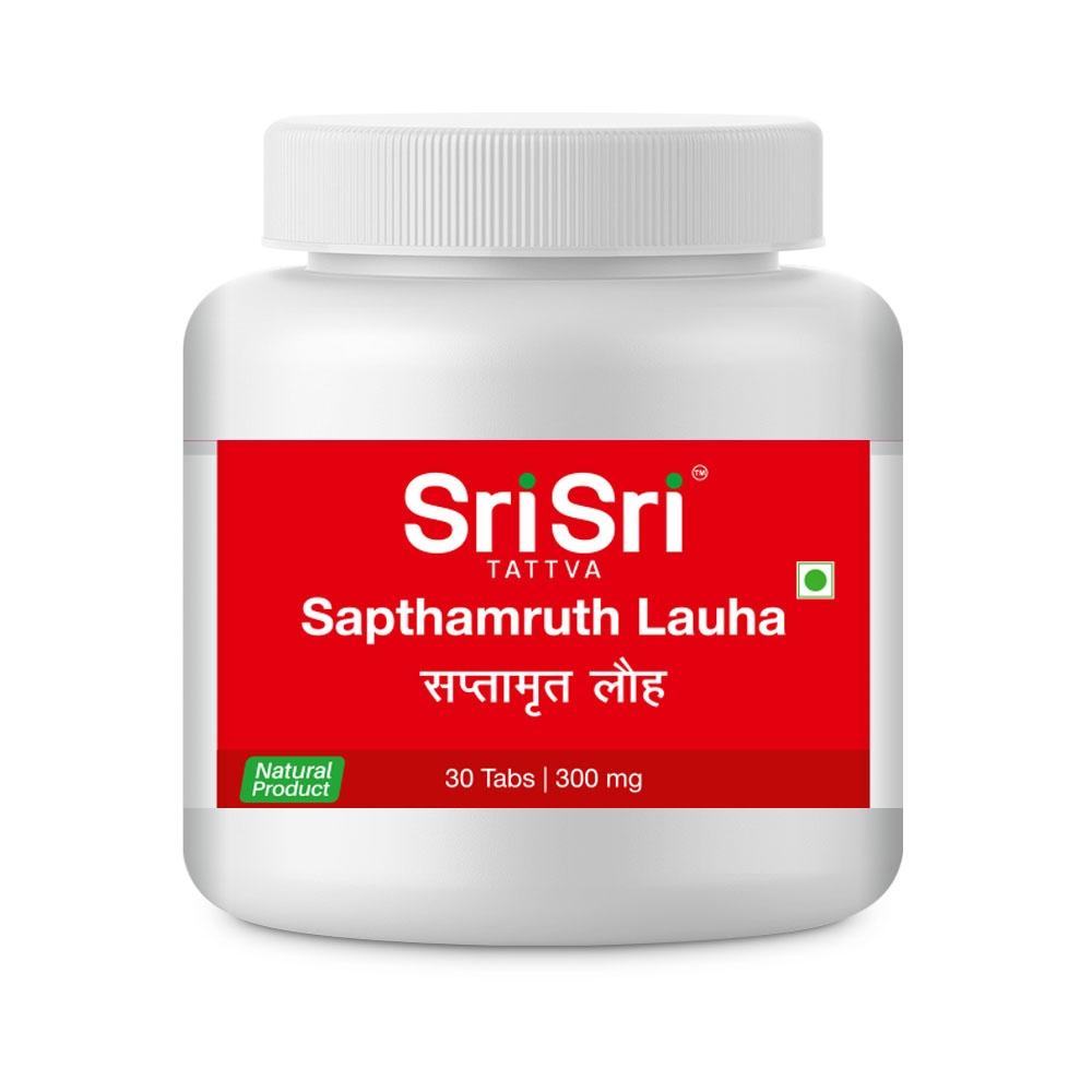 【Sri Sri Tattva】 Sapthamruth Lauha｜ サプタムルット・ラウハ｜ 30錠（300mg）