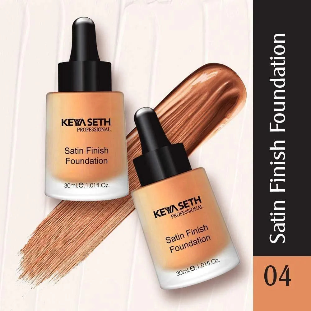 Satin Finish Foundation- Shade 04 30ml
