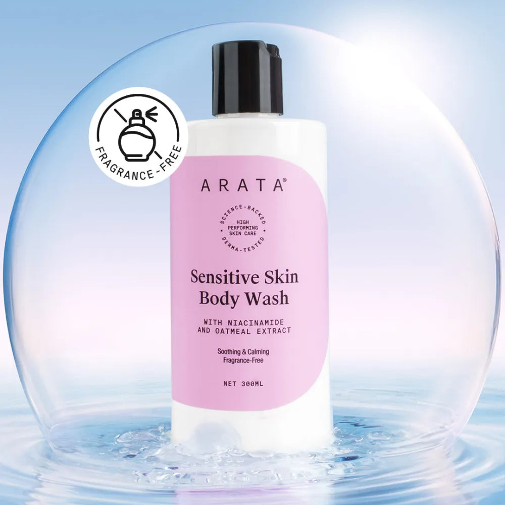 【Arata】 Sensitive Skin Body Wash with Niacinamide｜センシティブスキン ボディウォッシュ ナイアシンアミド配合｜300 ML