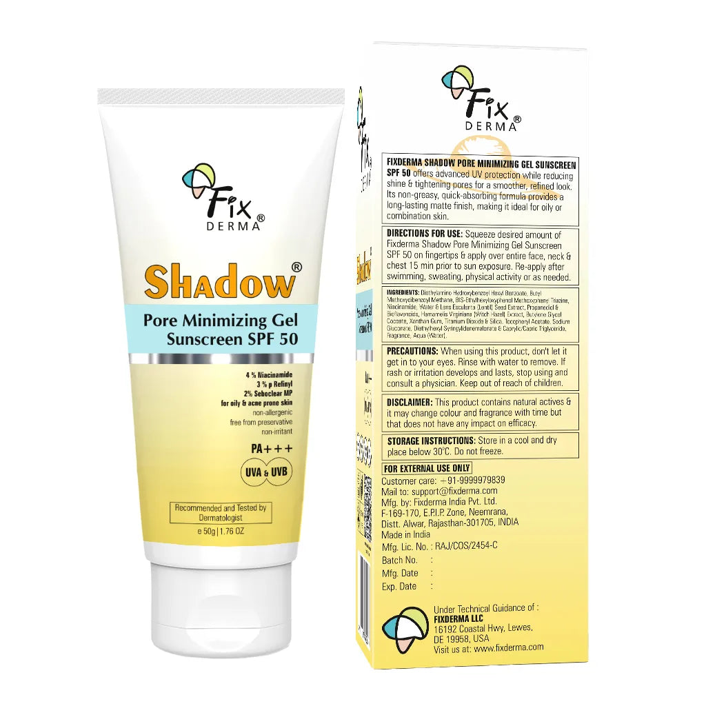 Shadow Pore Minimizing Gel Sunscreen SPF 50