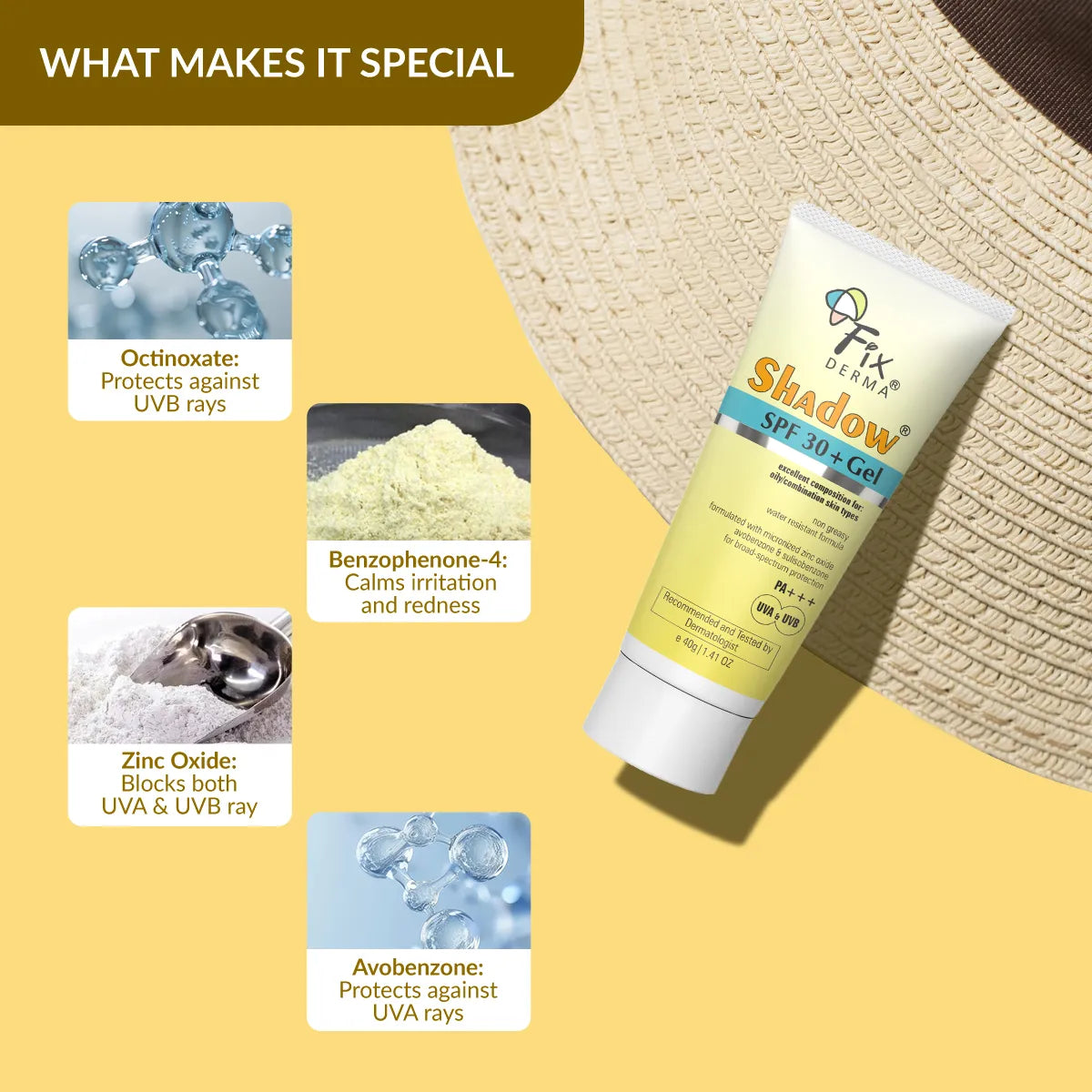 Shadow SPF 30+ Gel Sunscreen 40g 40g