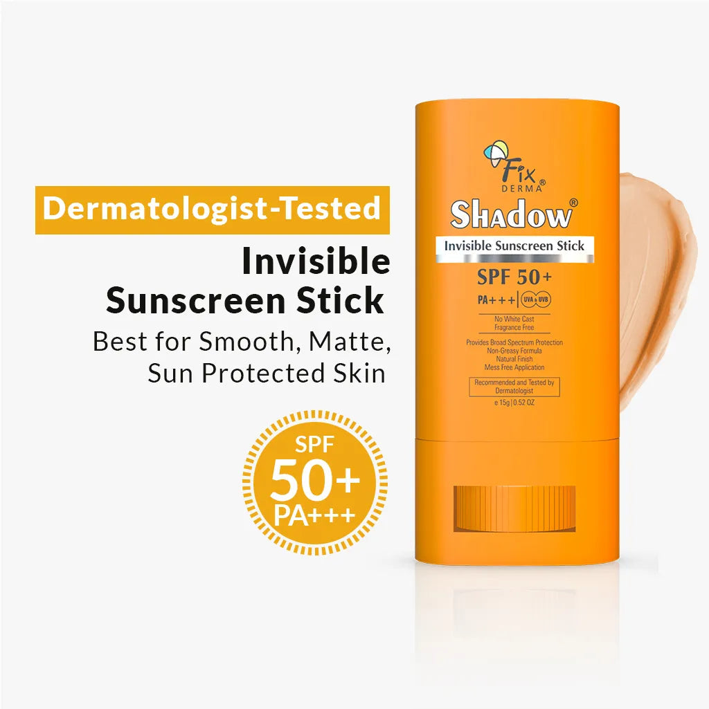 【Fixderma】 Shadow Invisible Sunscreen Stick｜シャドウ インビジブル サンスクリーン スティック｜15g