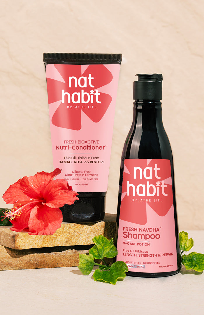 Hibiscus Navdha Shampoo & Nutri-Conditioner コンボパック2点セット