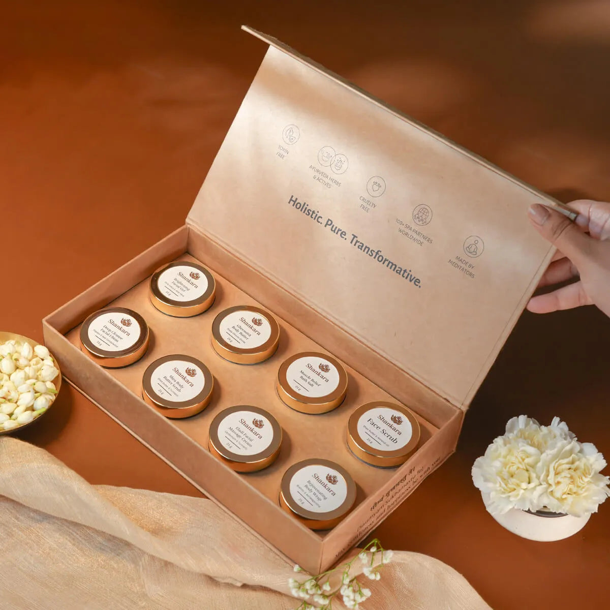 【Shankara】 Forest Bloom - Renew & Glow Giftset｜フォレストブルーム リニュー＆グロウ ギフトセット｜190g（8点）