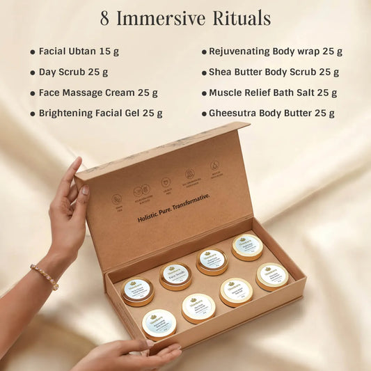 【Shankara】 Forest Bloom - Renew & Glow Giftset｜フォレストブルーム リニュー＆グロウ ギフトセット｜190g（8点）