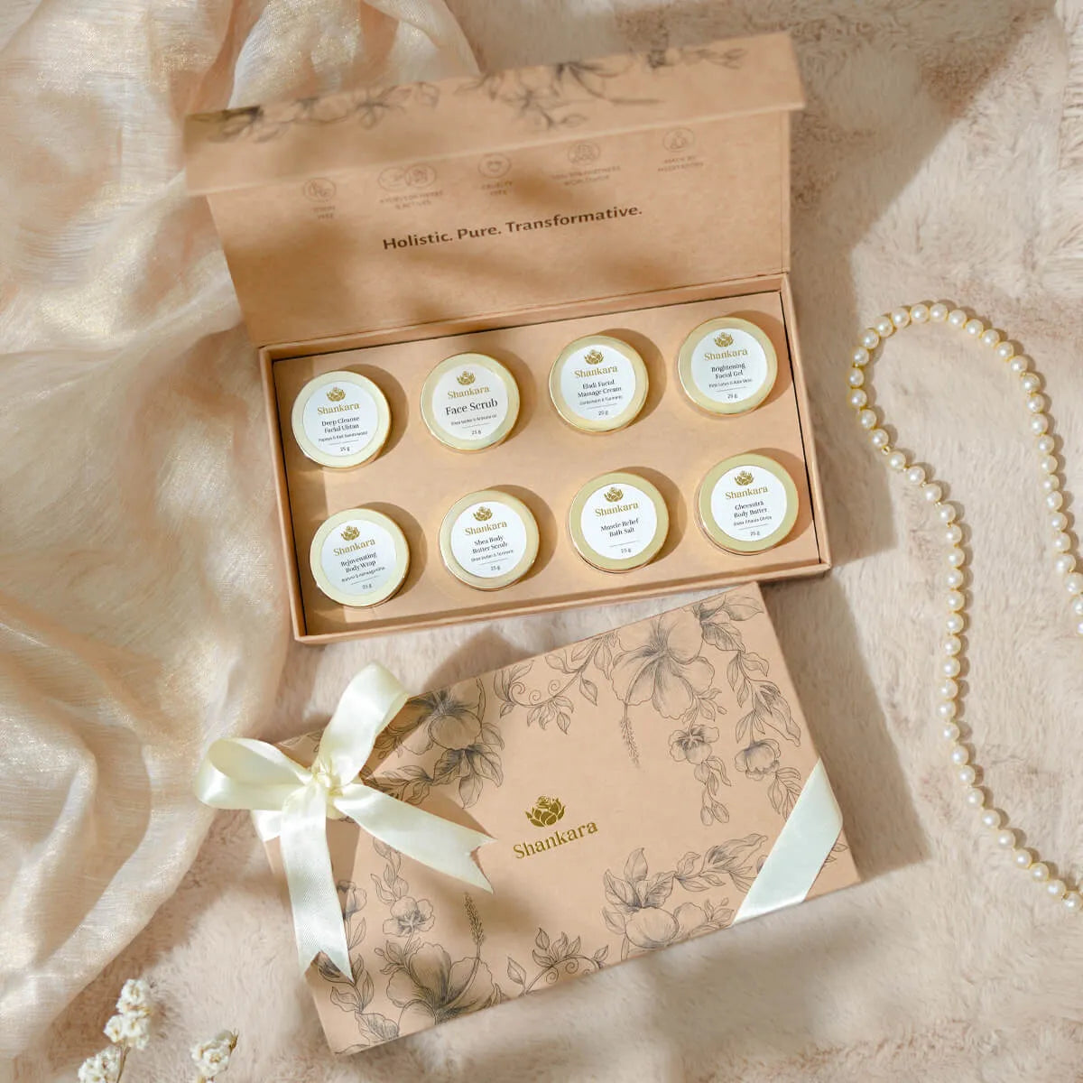 【Shankara】 Forest Bloom - Renew & Glow Giftset｜フォレストブルーム リニュー＆グロウ ギフトセット｜190g（8点）
