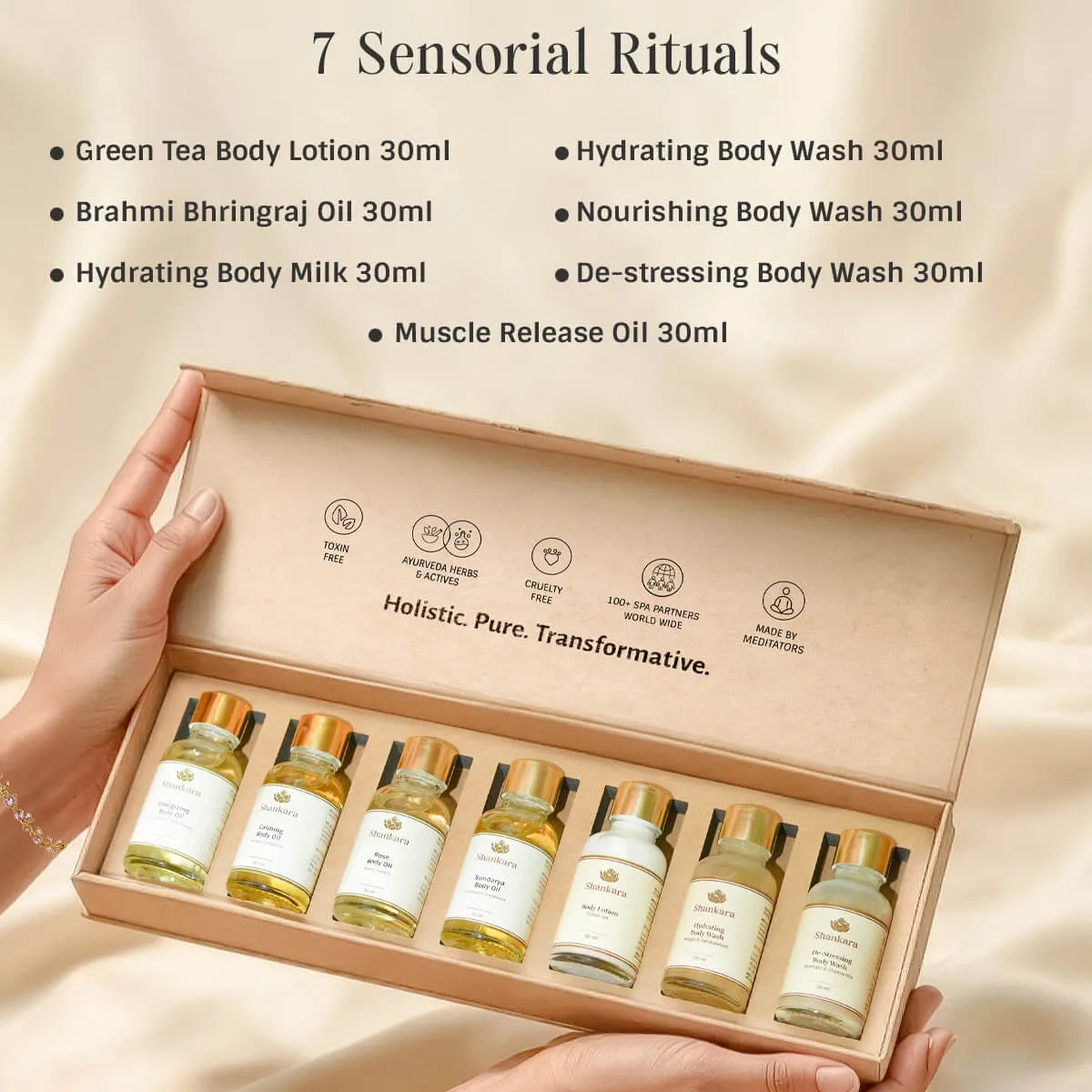 【Shankara】 Forest Bloom - Shower & Soothe Giftset｜フォレストブルーム シャワー＆スーズ ギフトセット｜210ml（7点）