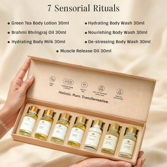 【Shankara】 Forest Bloom - Shower & Soothe Giftset｜フォレストブルーム シャワー＆スーズ ギフトセット｜210ml（7点）