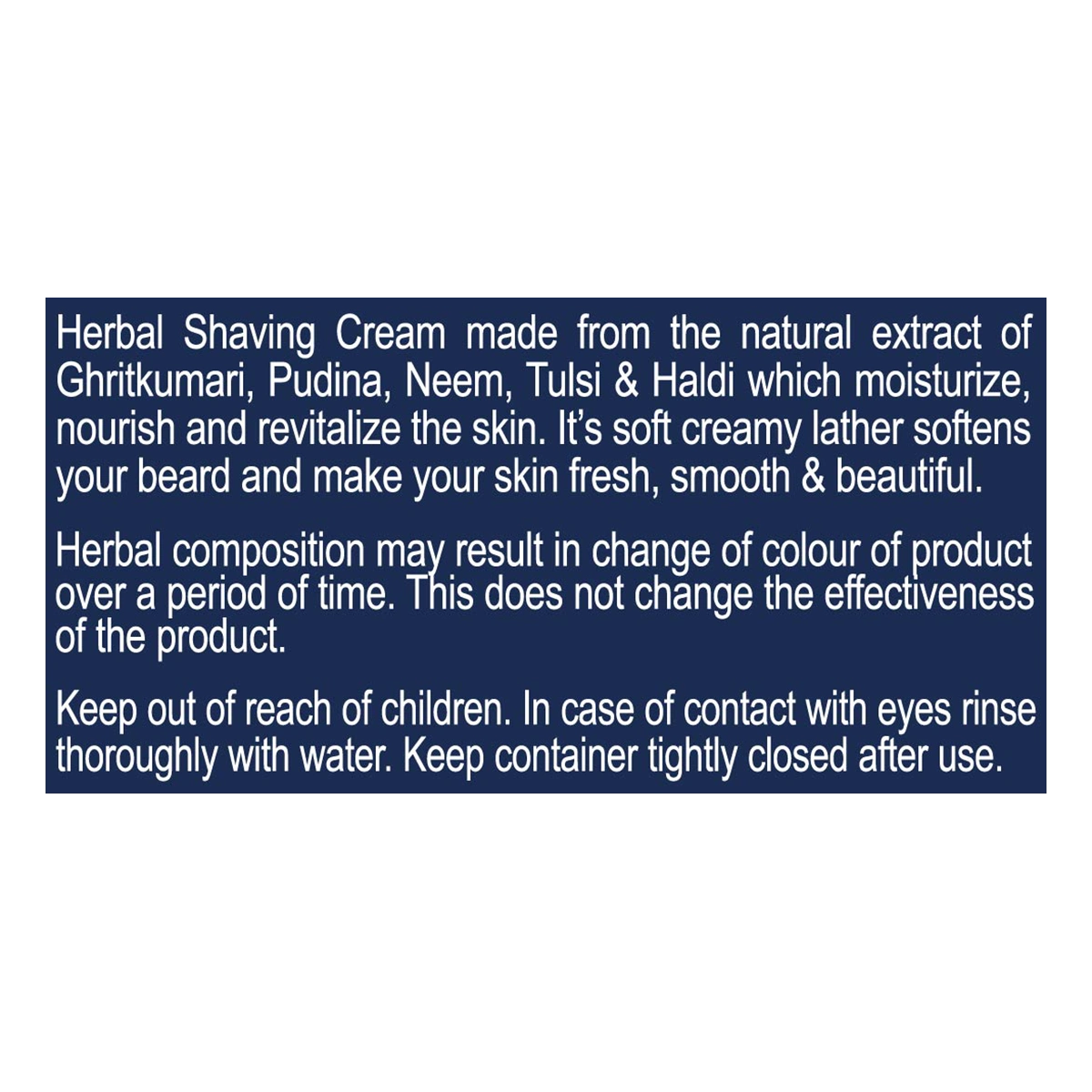 Patanjali Herbal Shaving Cream