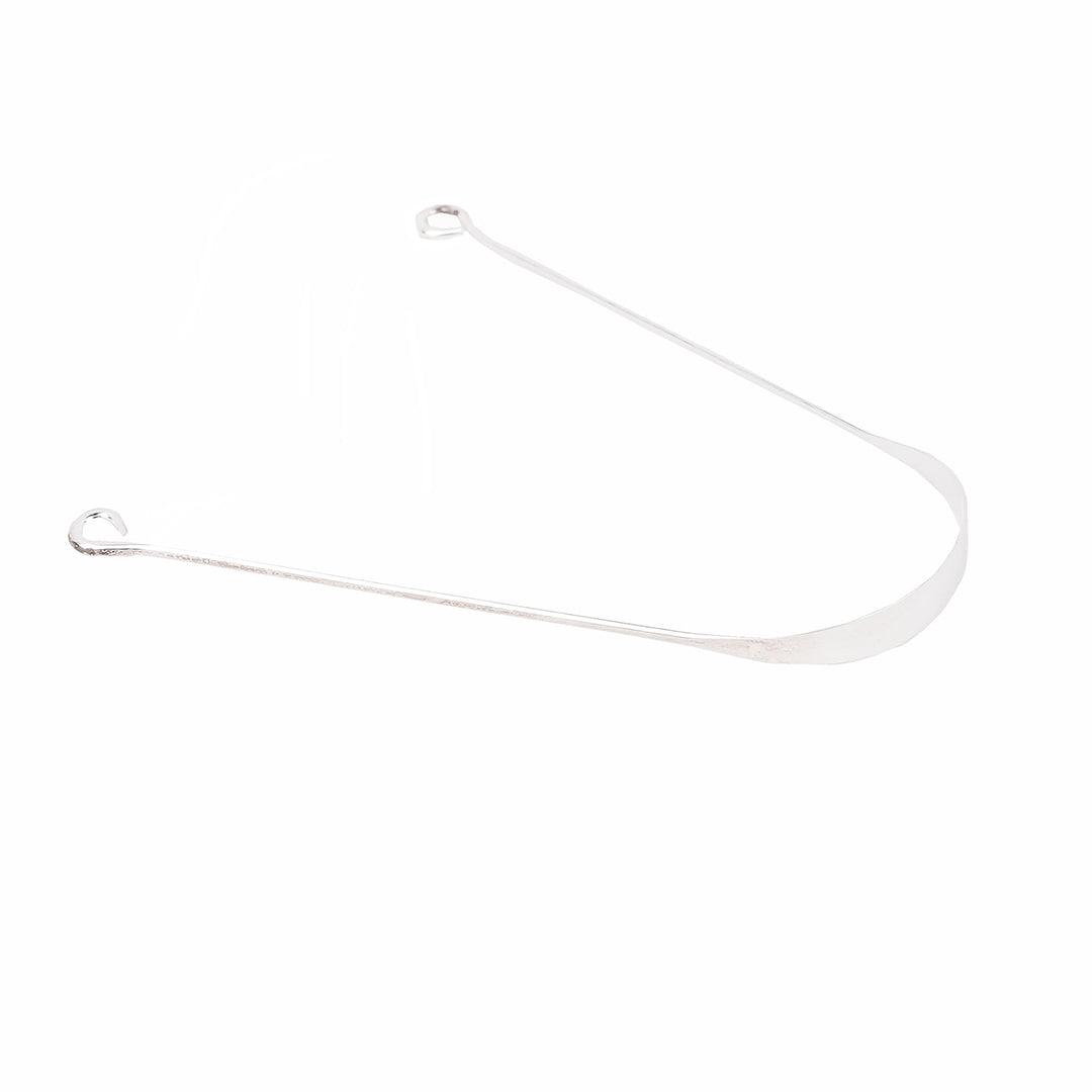 Silver Tongue Cleaner for Effective Bacteria & Plaque Removal