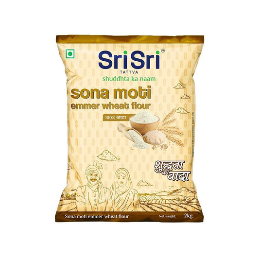 【Sri Sri Tattva】 Sona Moti Emmer Wheat Flour｜ ソナモティ エンマー小麦粉｜ 2kg