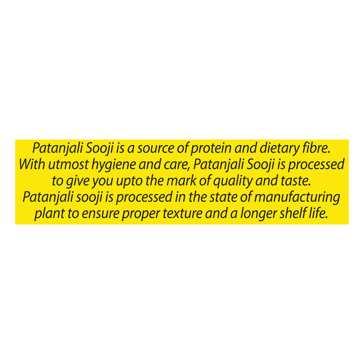 Patanjali Sooji (500 g)