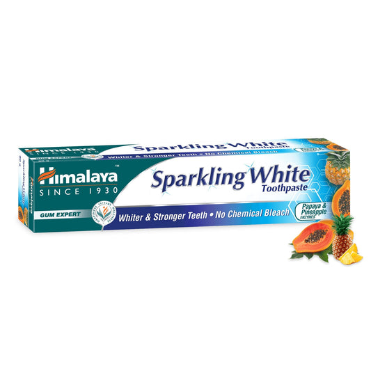【Himalaya】 Sparkling White Toothpaste｜スパルクルイングウイテトゥースペースト