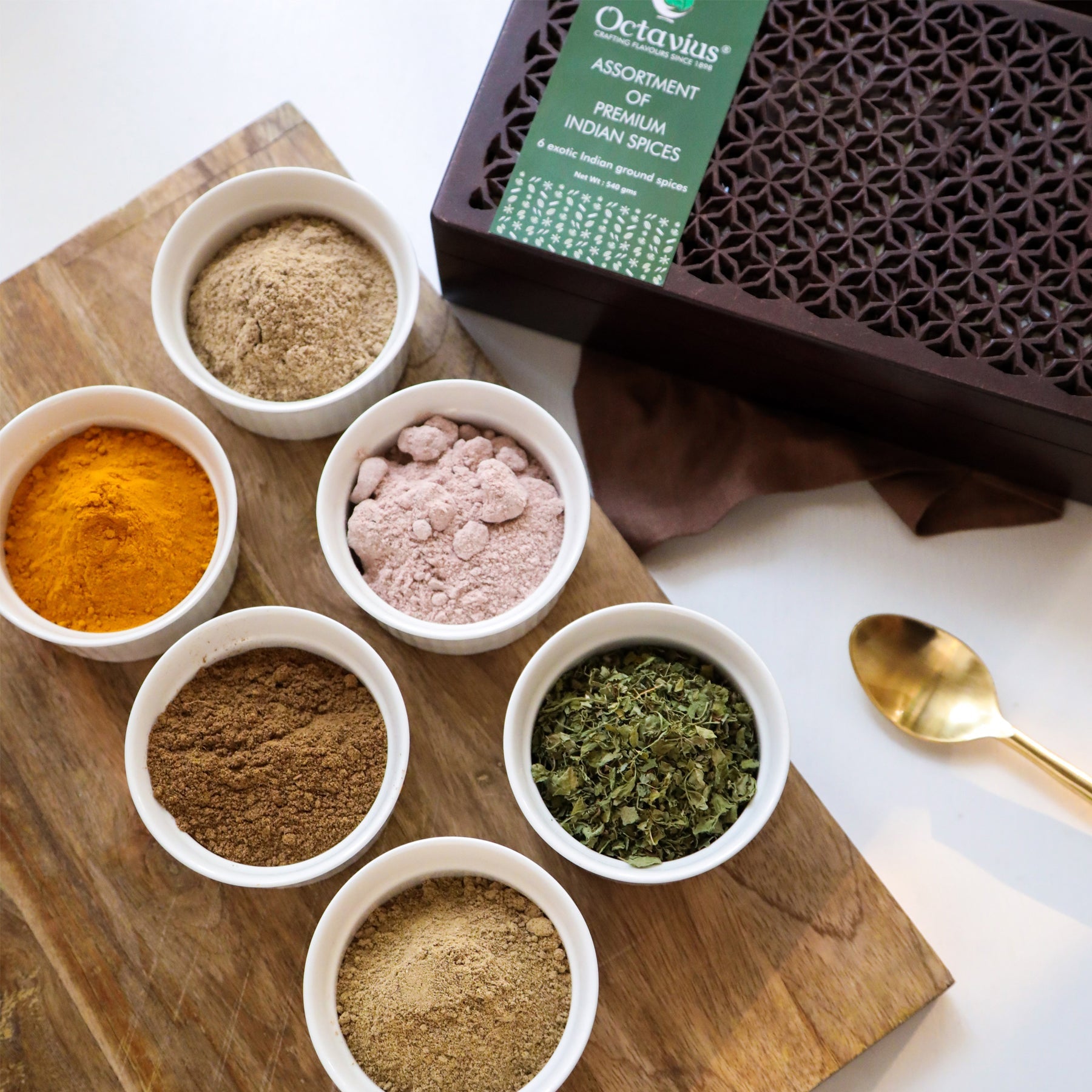 Assortment of Exotic Indian Ground Spices 1270g